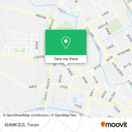 梧桐树花店 map