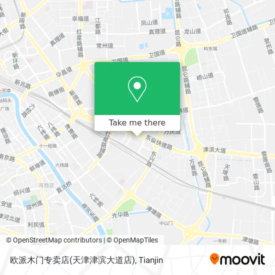 欧派木门专卖店(天津津滨大道店) map