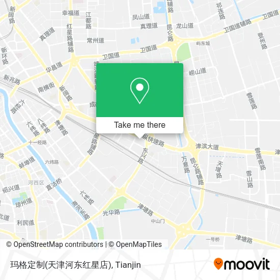 玛格定制(天津河东红星店) map