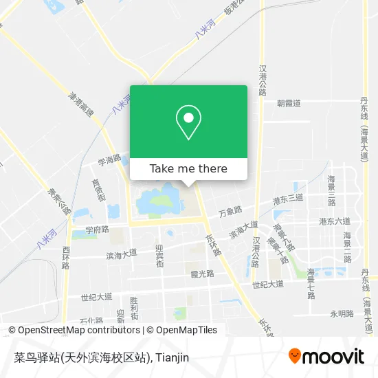 菜鸟驿站(天外滨海校区站) map
