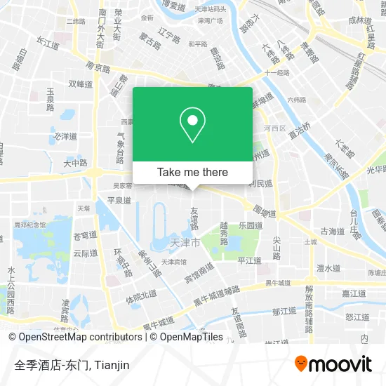 全季酒店-东门 map
