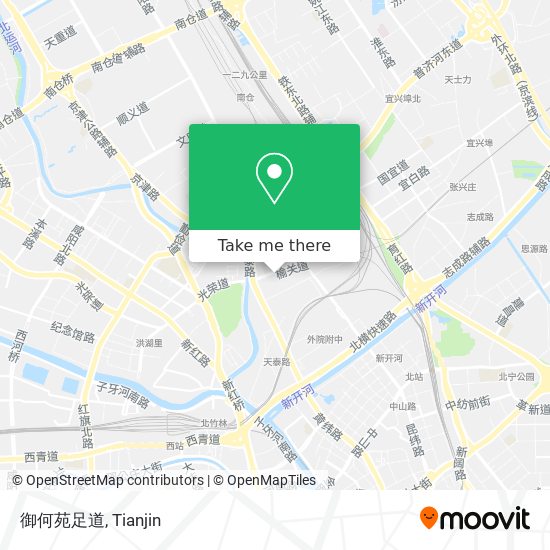 御何苑足道 map