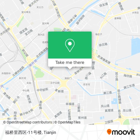 福桥里西区-11号楼 map