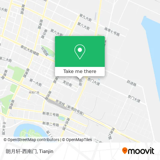 朗月轩-西南门 map