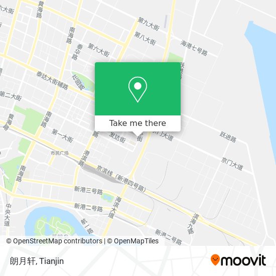 朗月轩 map
