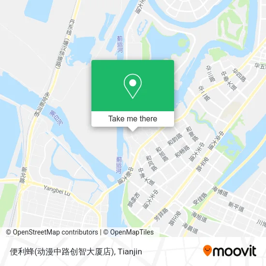 便利蜂(动漫中路创智大厦店) map