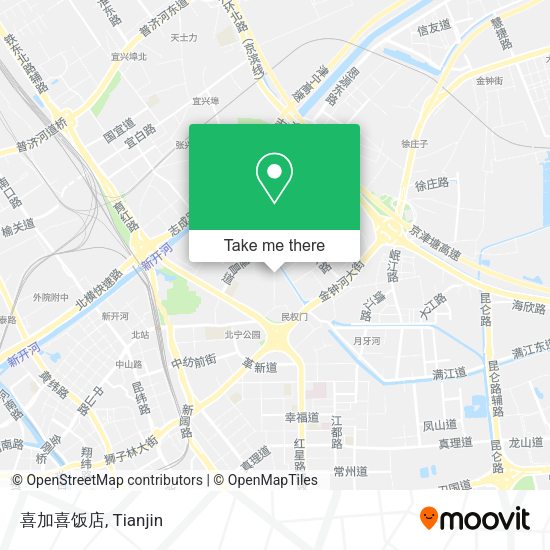 喜加喜饭店 map