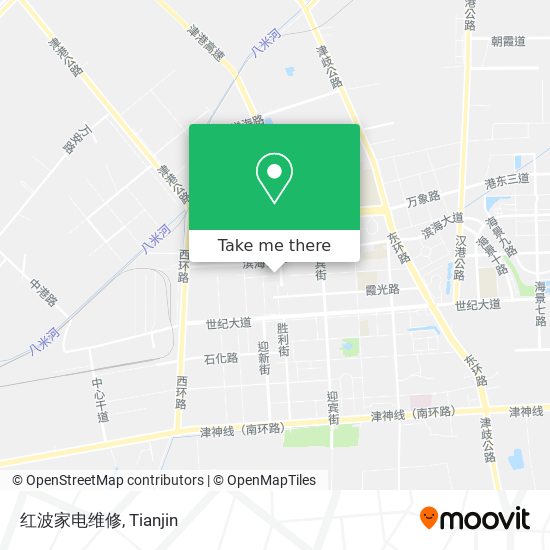 红波家电维修 map