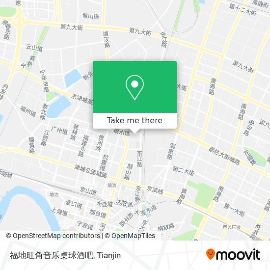 福地旺角音乐桌球酒吧 map