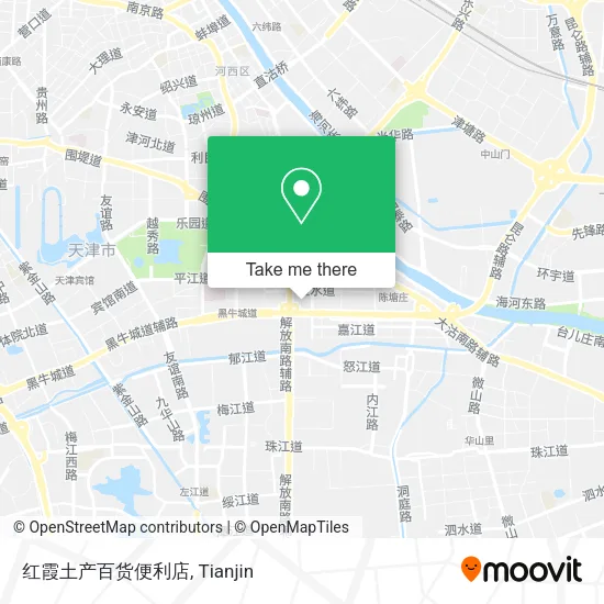 红霞土产百货便利店 map