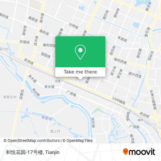 和悦花园-17号楼 map