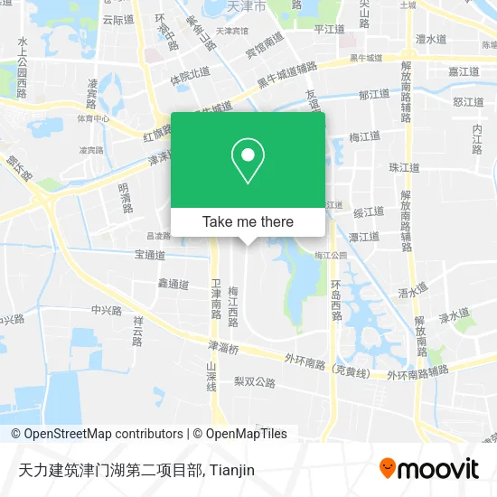 天力建筑津门湖第二项目部 map
