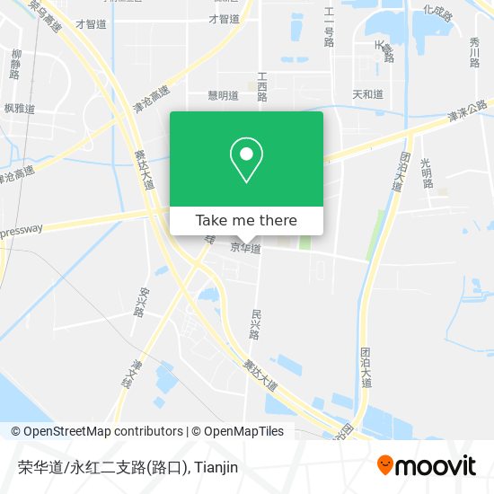 荣华道/永红二支路(路口) map