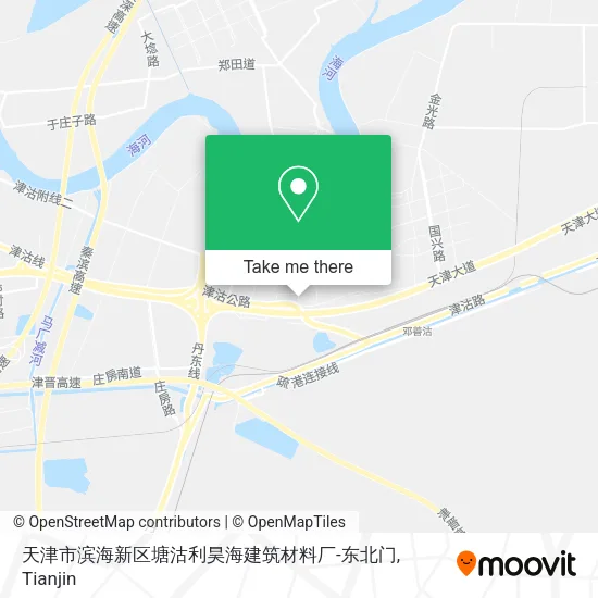 天津市滨海新区塘沽利昊海建筑材料厂-东北门 map