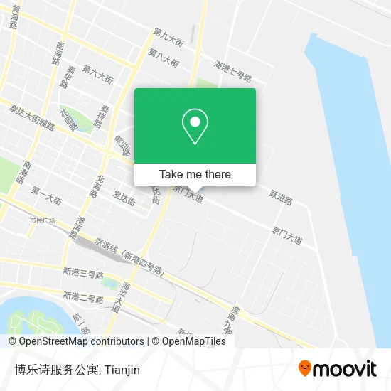 博乐诗服务公寓 map