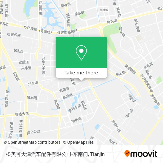 松美可天津汽车配件有限公司-东南门 map