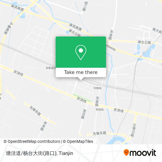 塘洼道/杨台大街(路口) map