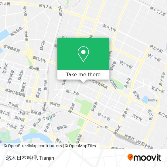 悠木日本料理 map