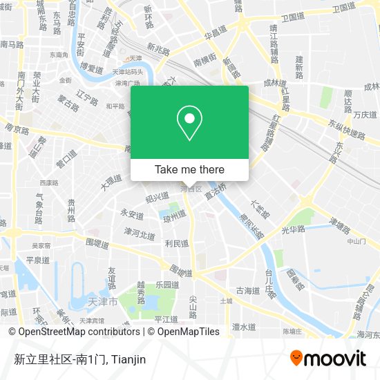 新立里社区-南1门 map