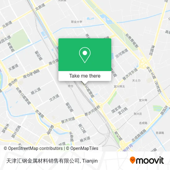 天津汇钢金属材料销售有限公司 map