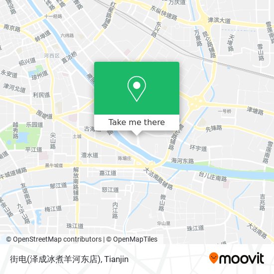 街电(泽成冰煮羊河东店) map