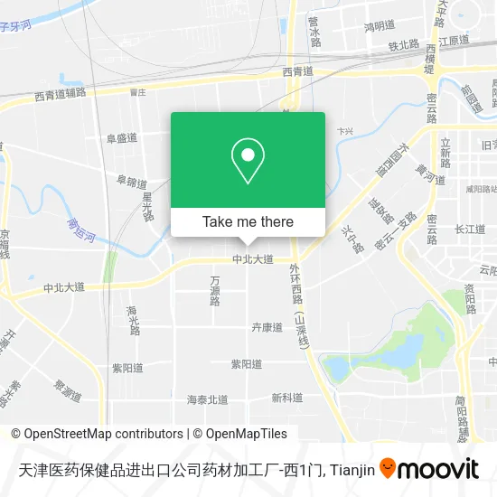 天津医药保健品进出口公司药材加工厂-西1门 map