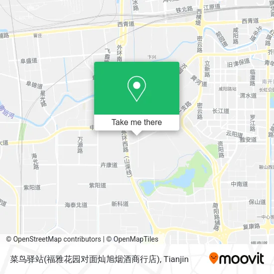 菜鸟驿站(福雅花园对面灿旭烟酒商行店) map
