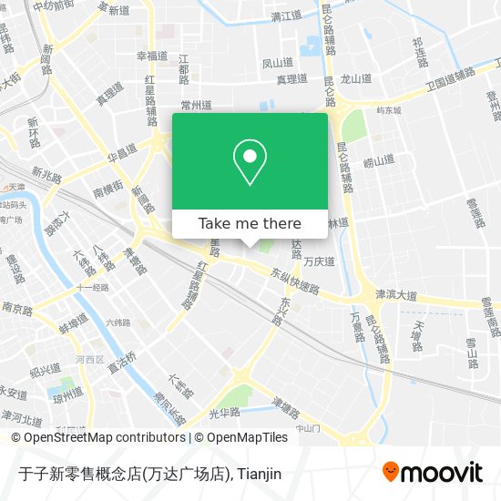 于子新零售概念店(万达广场店) map