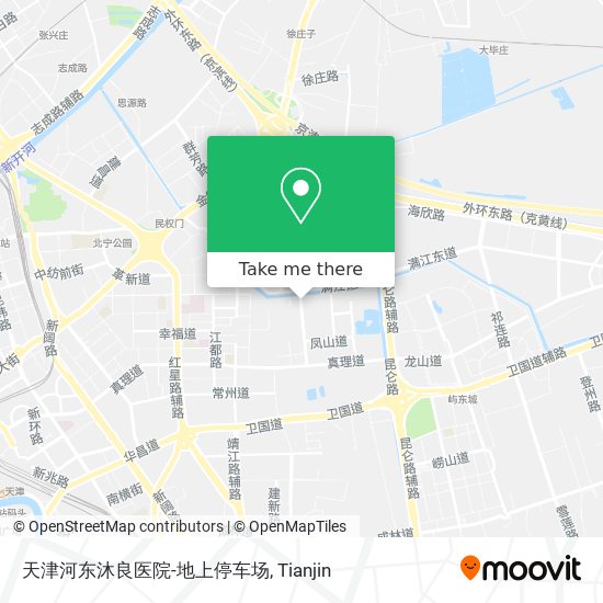 天津河东沐良医院-地上停车场 map