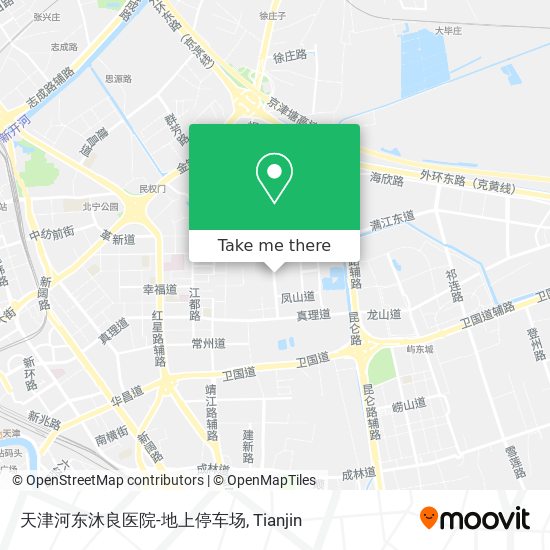 天津河东沐良医院-地上停车场 map