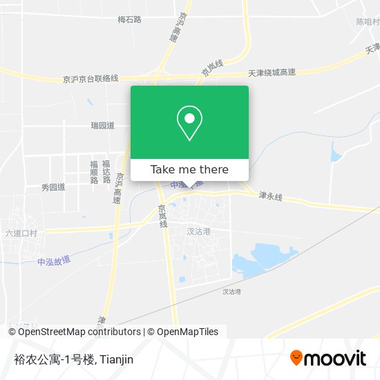 裕农公寓-1号楼 map