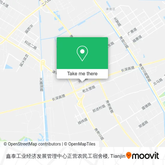 鑫泰工业经济发展管理中心正营农民工宿舍楼 map