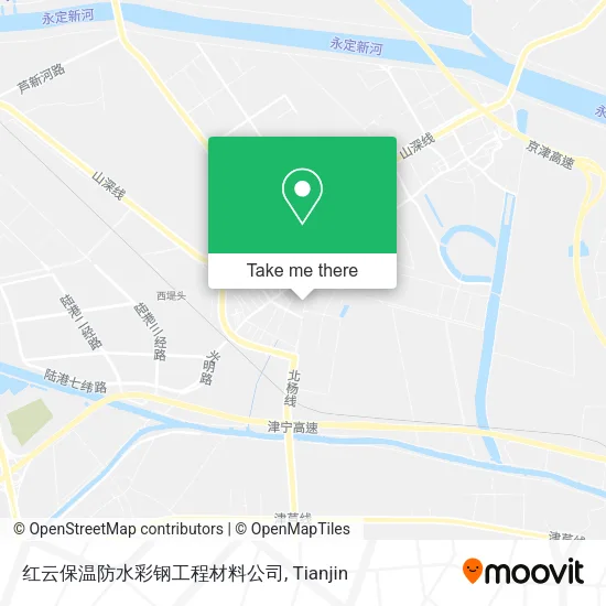 红云保温防水彩钢工程材料公司 map