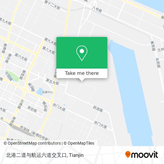 北港二道与航运六道交叉口 map