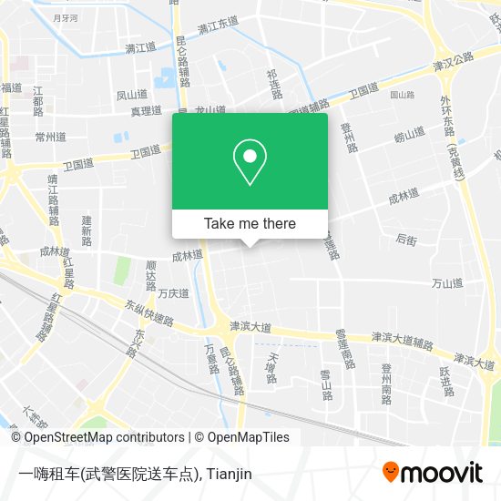 一嗨租车(武警医院送车点) map