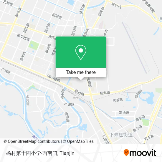 杨村第十四小学-西南门 map