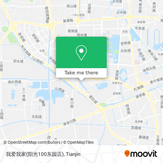 我爱我家(阳光100东园店) map