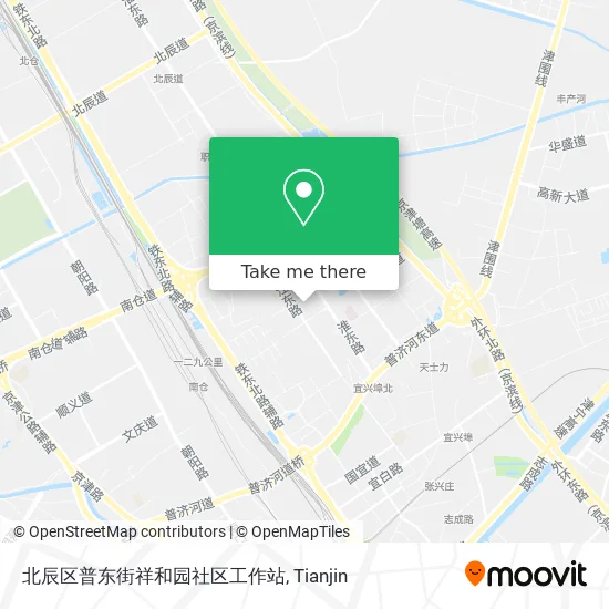 北辰区普东街祥和园社区工作站 map