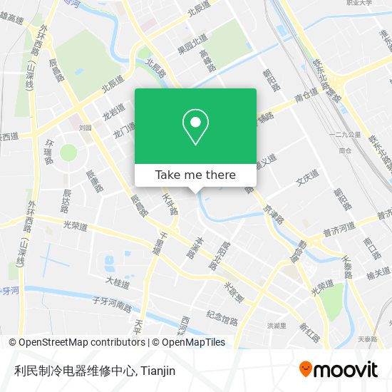 利民制冷电器维修中心 map