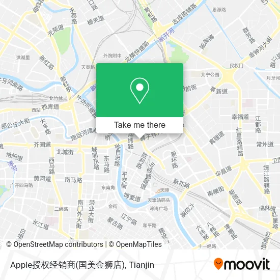 Apple授权经销商(国美金狮店) map
