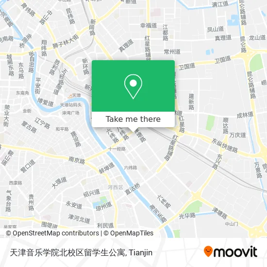 天津音乐学院北校区留学生公寓 map