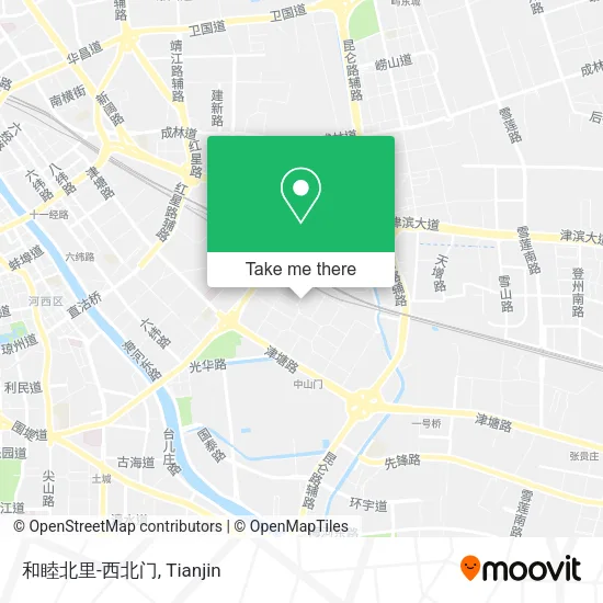 和睦北里-西北门 map