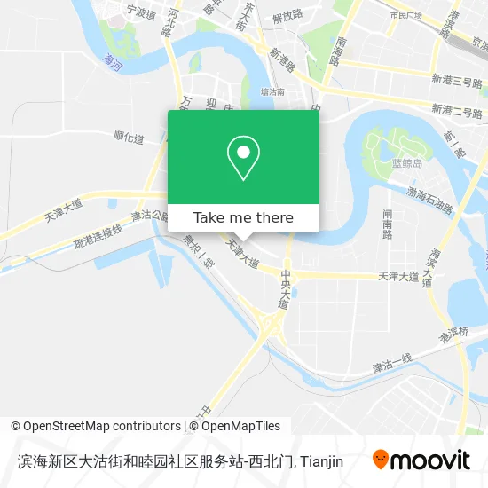 滨海新区大沽街和睦园社区服务站-西北门 map