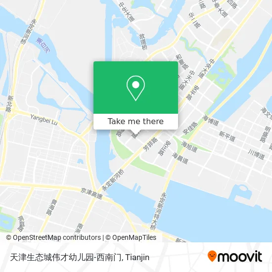 天津生态城伟才幼儿园-西南门 map