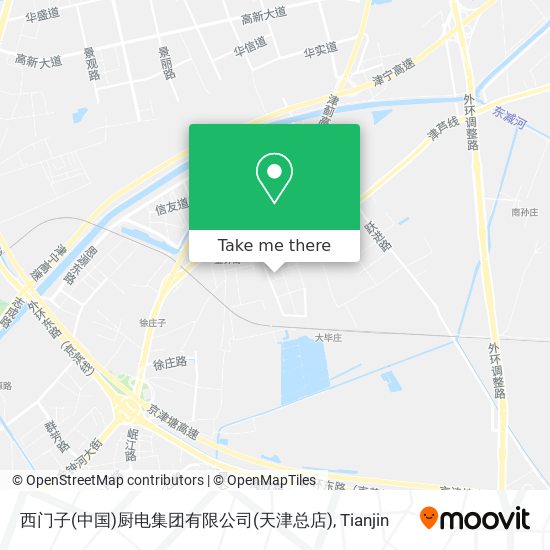 西门子(中国)厨电集团有限公司(天津总店) map