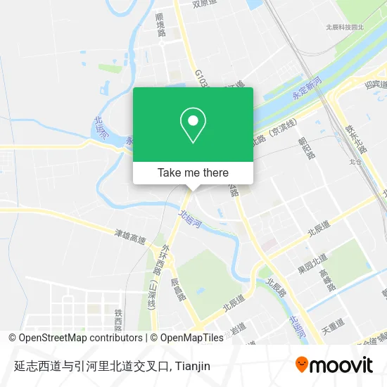 延志西道与引河里北道交叉口 map