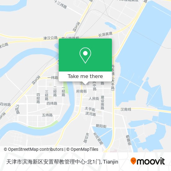 天津市滨海新区安置帮教管理中心-北1门 map