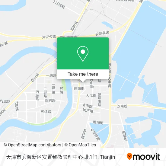 天津市滨海新区安置帮教管理中心-北1门 map