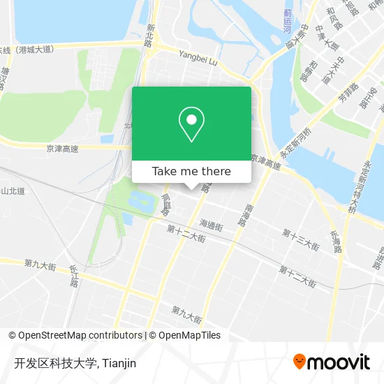 开发区科技大学 map