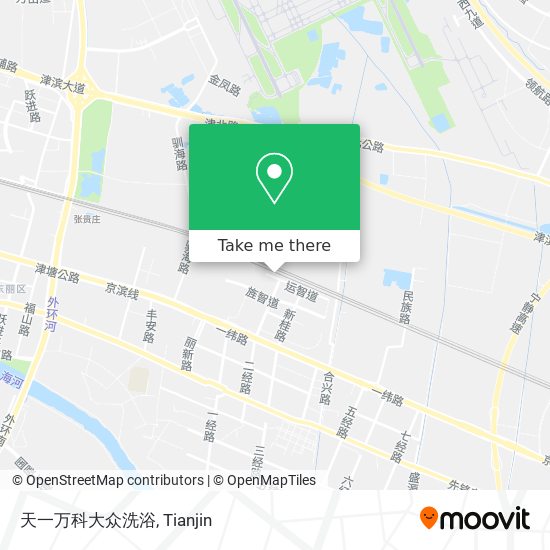 天一万科大众洗浴 map